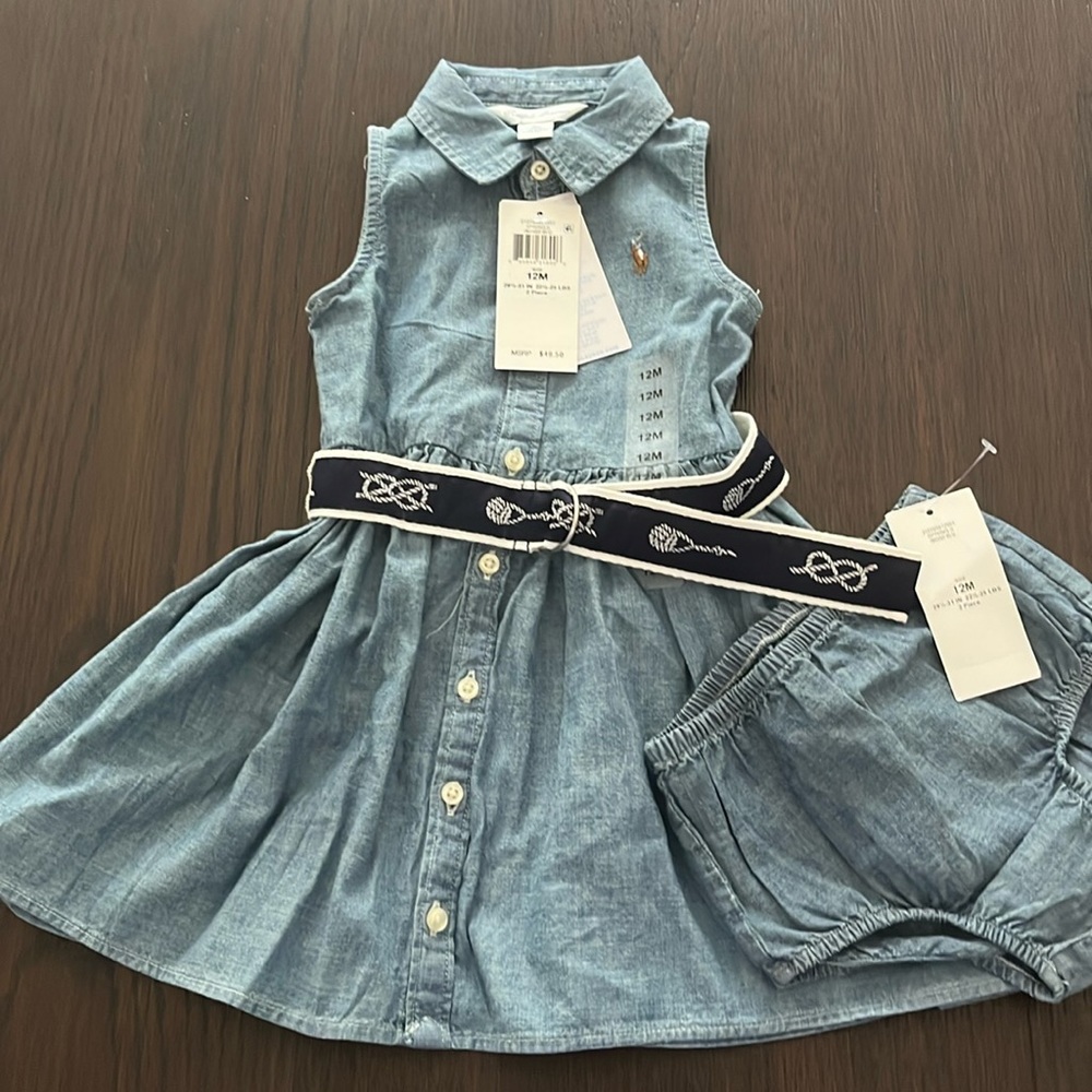 Ralph Lauren Infant Girl denim dress